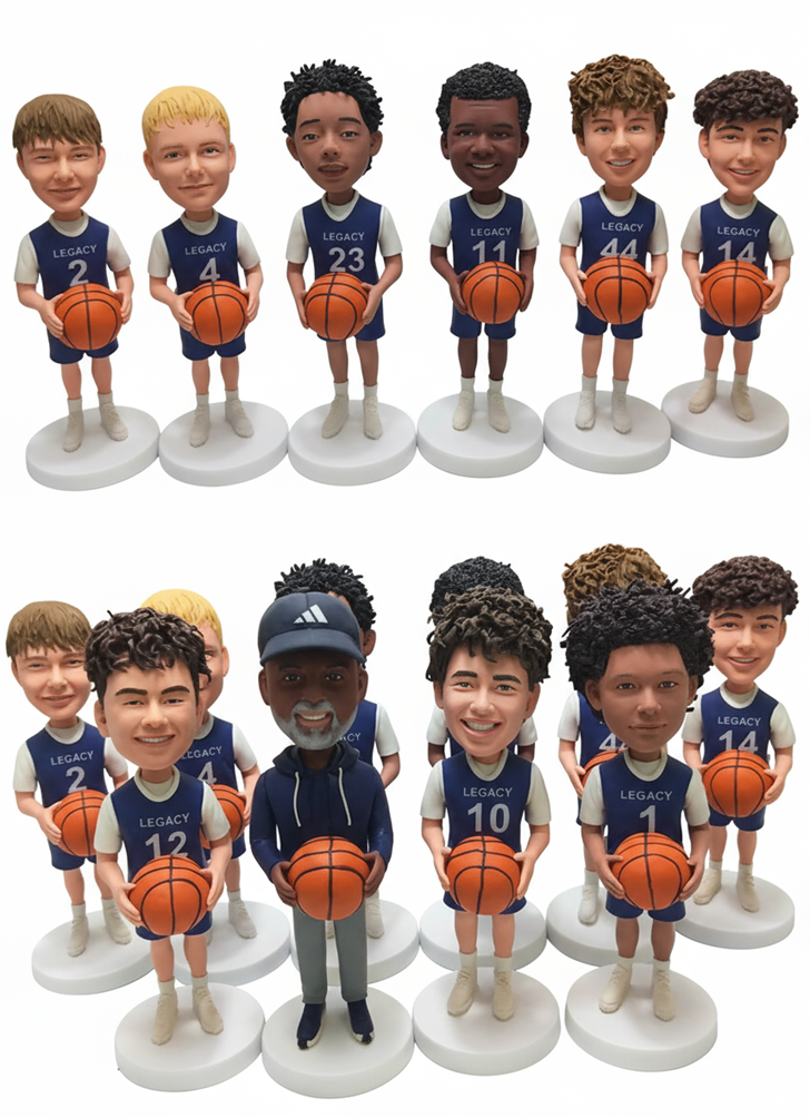 Custom Basketball Team Bobbleheads | Bulk Order, Personalized Jerseys & Logos | Perfect Team Gifts Custom Basketball Team Bobbleheads | Bulk Order, Personalized Jerseys & Logos | Perfect Team Gifts