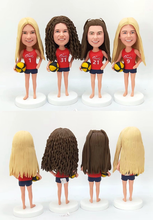 Bulk Custom Volleyball Player Bobbleheads – Personalized Team Gifts with Uniforms & Logos Bulk Custom Volleyball Player Bobbleheads – Personalized Team Gifts with Uniforms & Logos