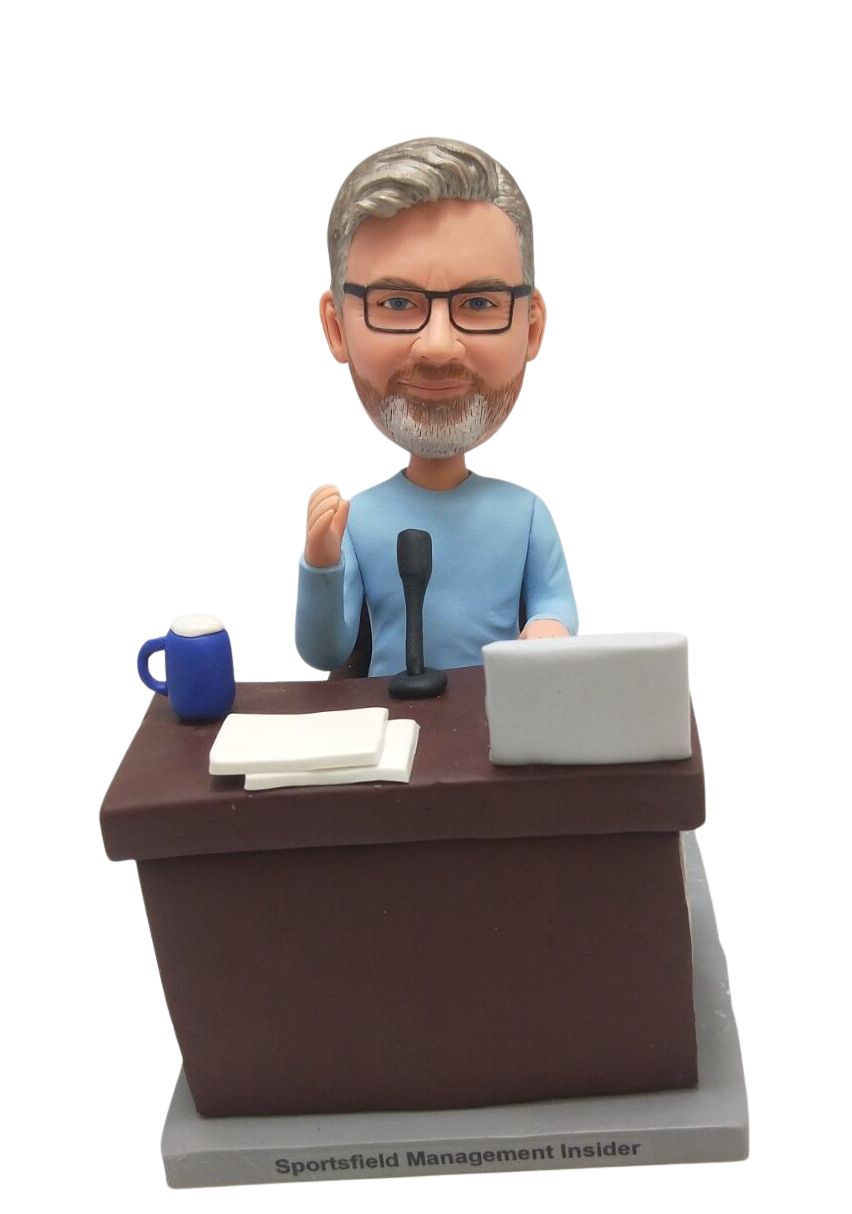 Custom Bobblehead Of Radio Host/DJ/Podcast Gift for him Custom Bobblehead Of Radio Host/DJ/Podcast Gift for him