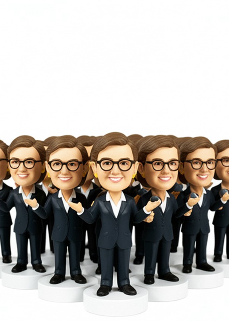 Bulk Custom Female Boss Bobbleheads | Corporate & Party Gifts | 10–2000 pcs Bulk Custom Female Boss Bobbleheads | Corporate & Party Gifts | 10–2000 pcs