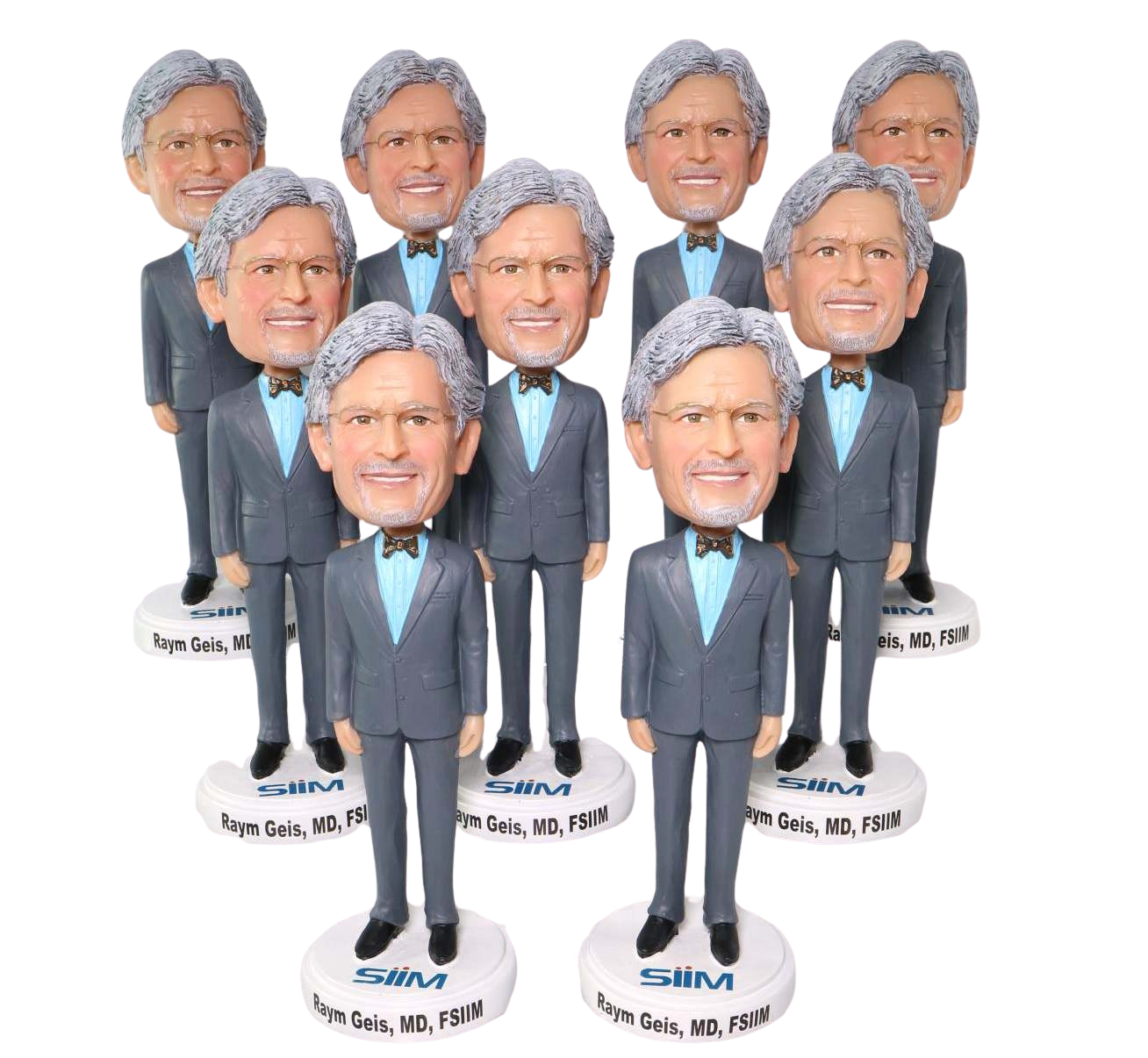Order 10–2000 identical custom bobbleheads in bulk, ideal for retirement celebrations. Order 10–2000 identical custom bobbleheads in bulk, ideal for retirement celebrations.